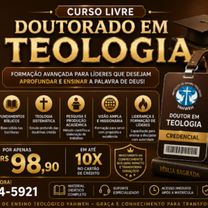 CURSO LIVRE DOUTORADO EM TEOLOGIA